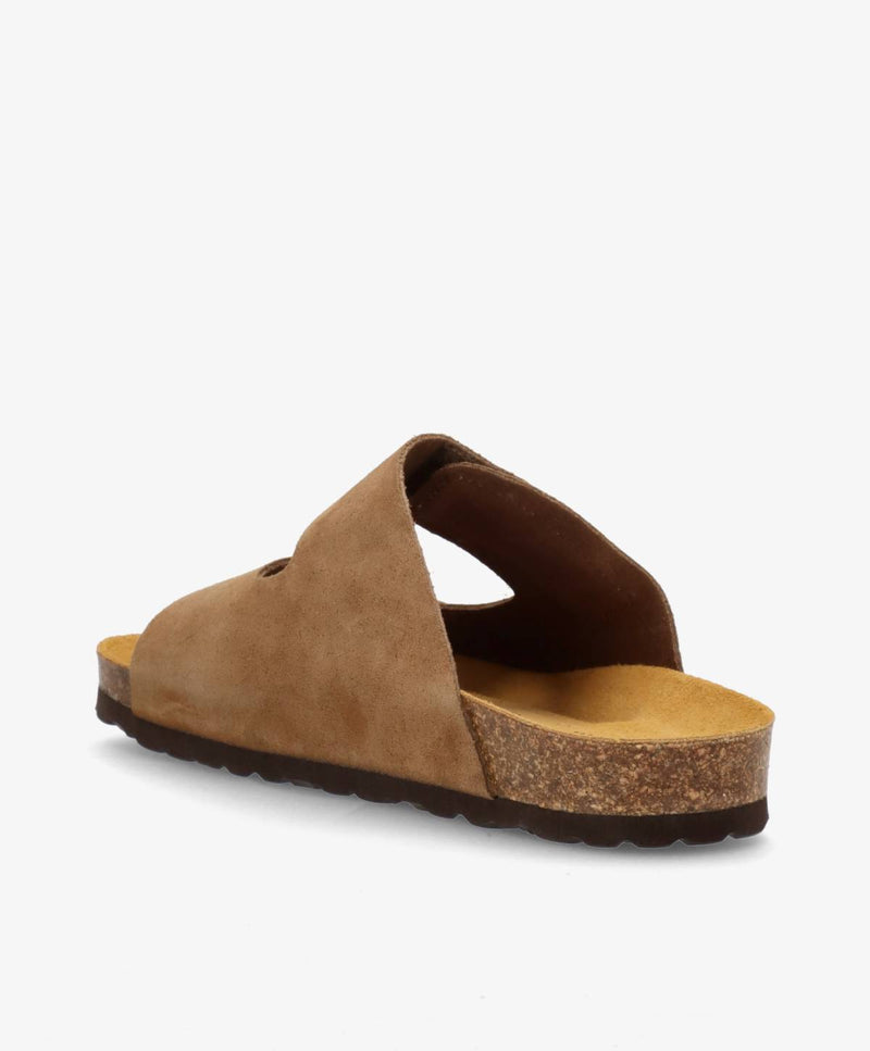 CENT S - Brun ruskind - Slip-ons Dame