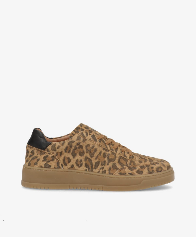 EXPLORE S - Dame Sneakers - Leopard_sort ruskind - phenumb copenhagen