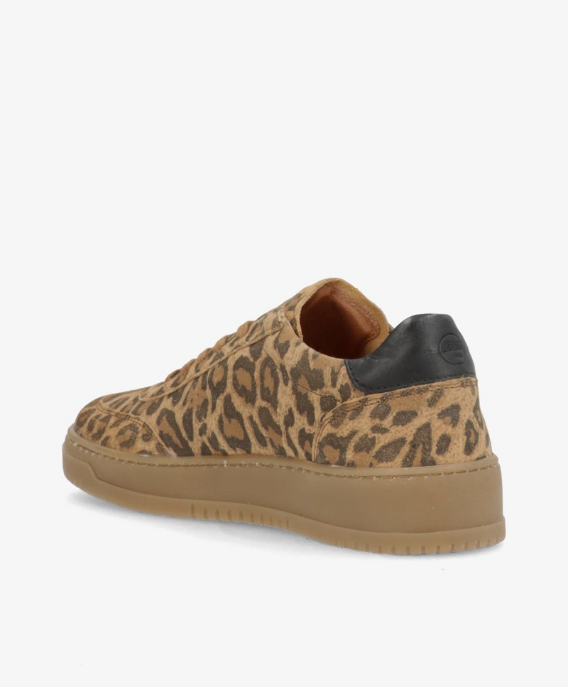 EXPLORE S - Dame Sneakers - Leopard_sort ruskind - phenumb copenhagen