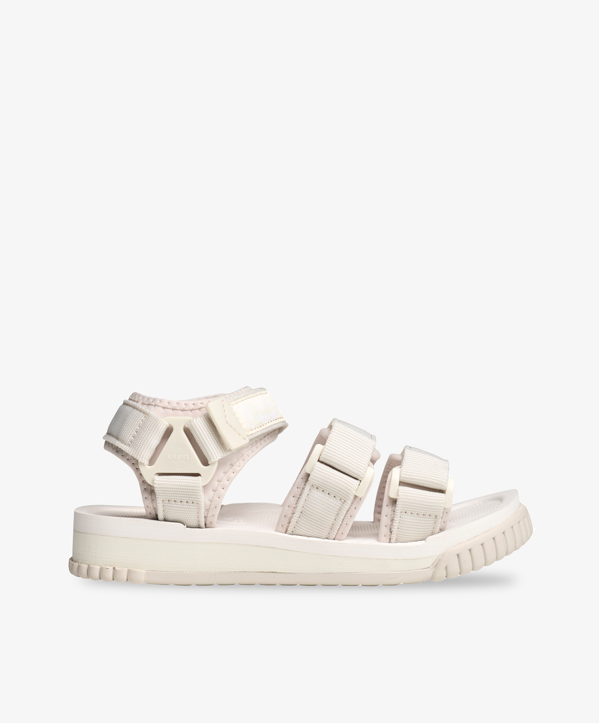 Offwhite Shaka sandaler med chunky bund og velcroremme.