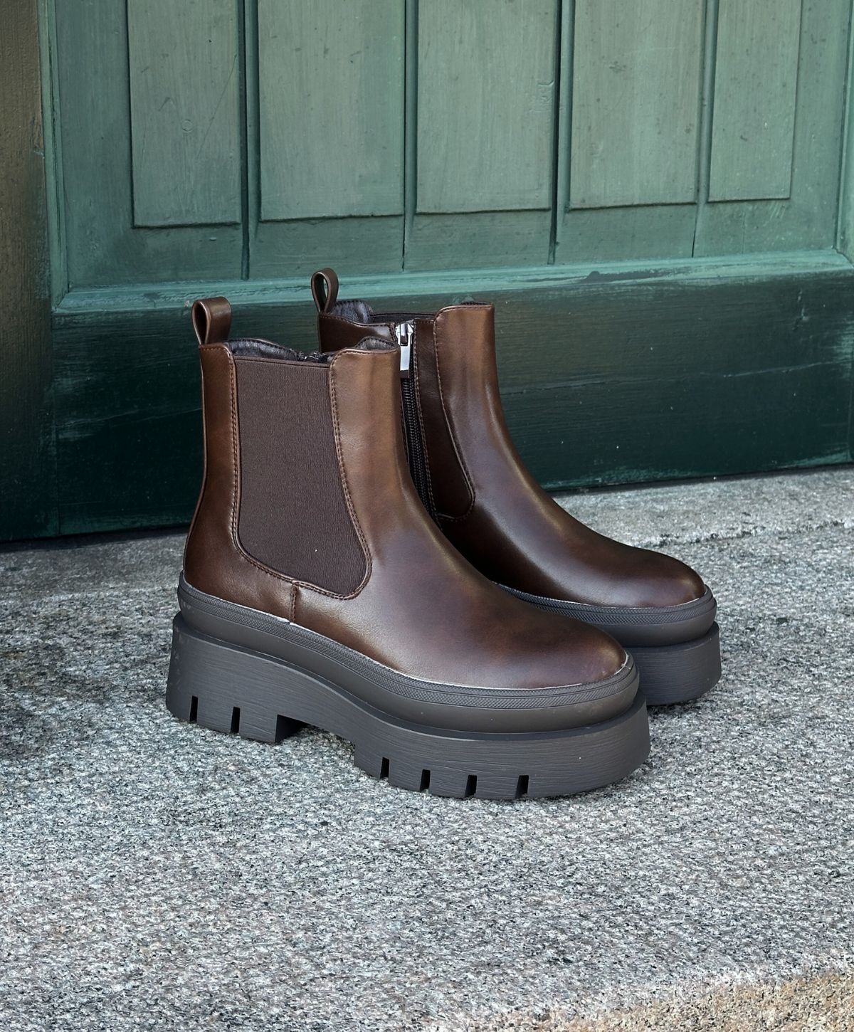 Grow 1637 - Dame Støvle  - Brun - Havanna shoes