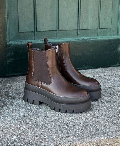 Grow 1637 - Dame Støvle  - Brun - Havanna shoes