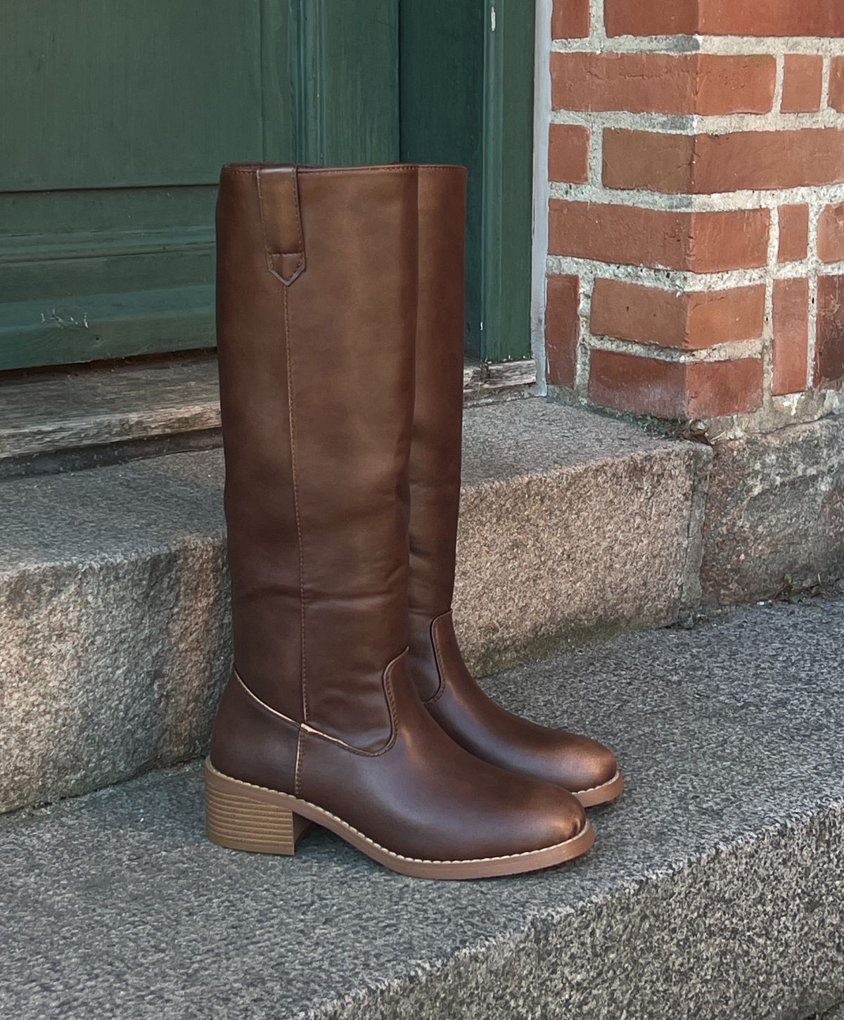 HELDI - C371 - støvle lang - Camel