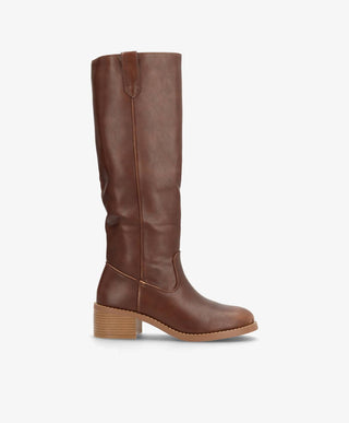 HELDI - C371 - støvle lang - Camel