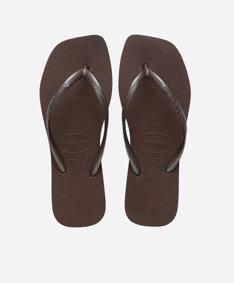 Slim Square - Brun - Slip-ons - Dame