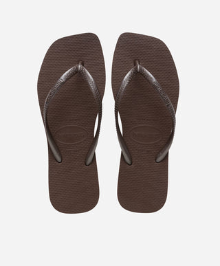 Slim Square - Brun - Slip-ons - Dame