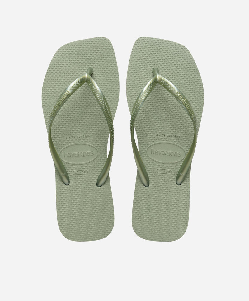 Slim Square - Smoke Green - Slip-ons - Dame