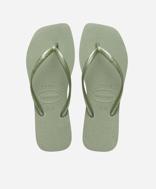 Slim Square - Smoke Green - Slip-ons - Dame