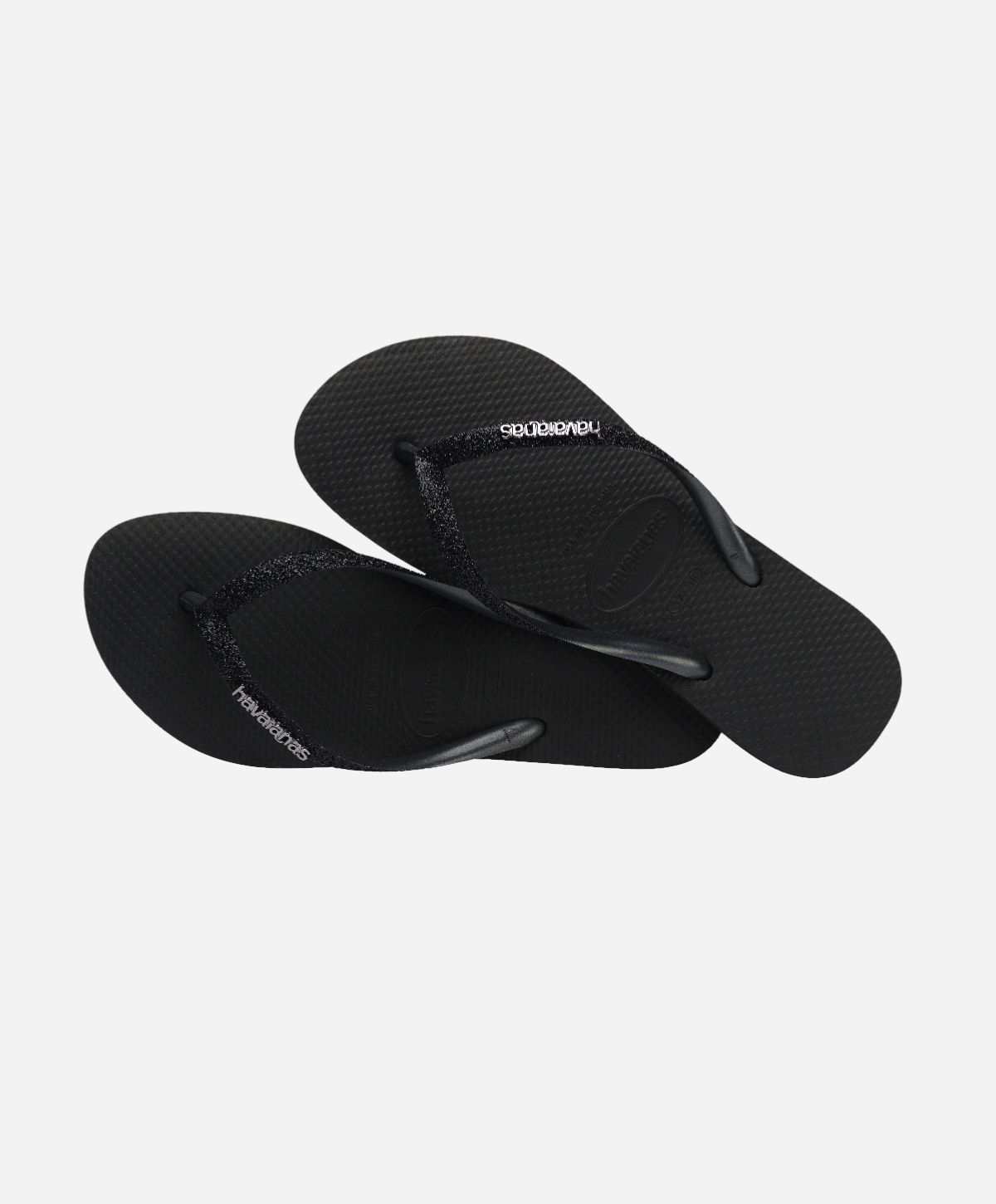 Slim Glitter - Sort - Slip-ons - Dame