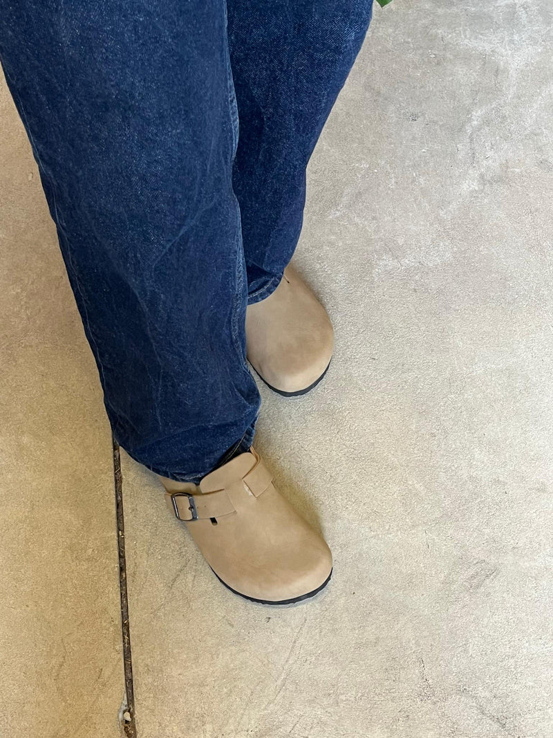 COMFORT - Mules Sandal - Beige