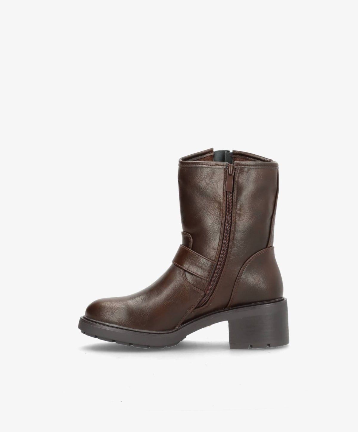 Lissy - 6302 - Dame Biker Støvle  - Brun