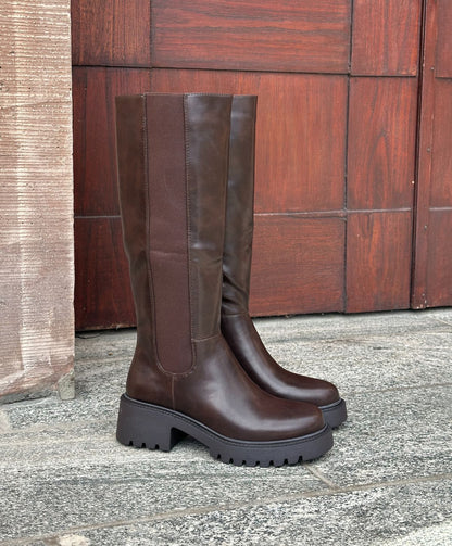 LYNE 5837 - støvle lang - Brun