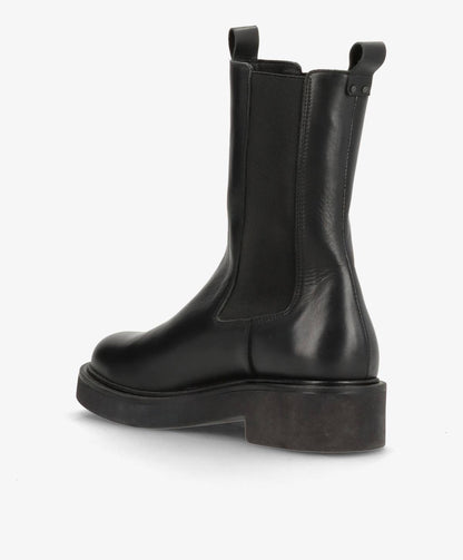 MADISON VALE - Sort læder - Chelsea støvle Dame