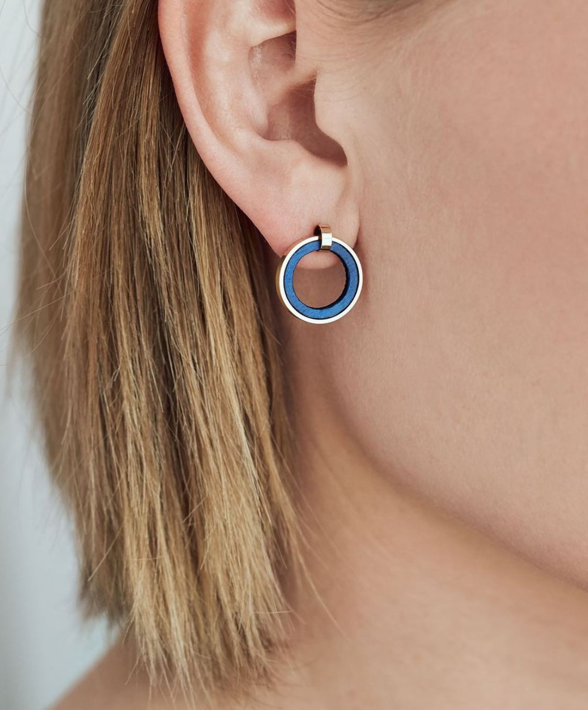 MAE - Øreringe - Blå