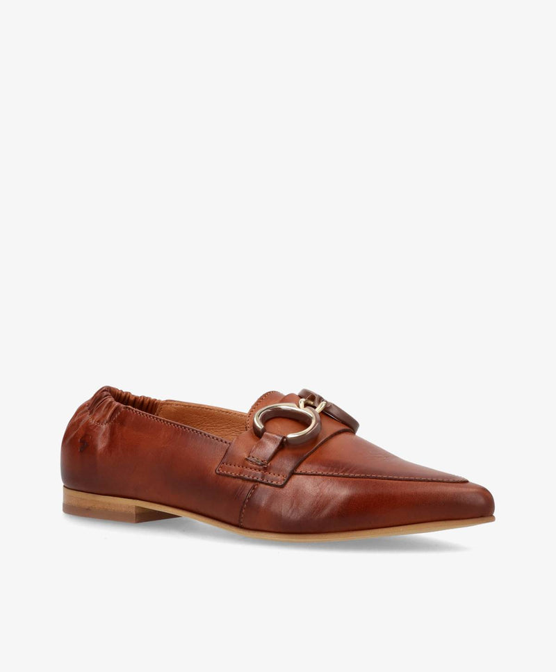 MEGHAN - Loafer - Brandy