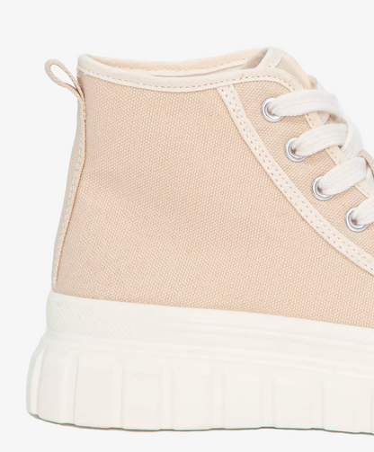 MELIA DUE - Dame Sneakers - Beige