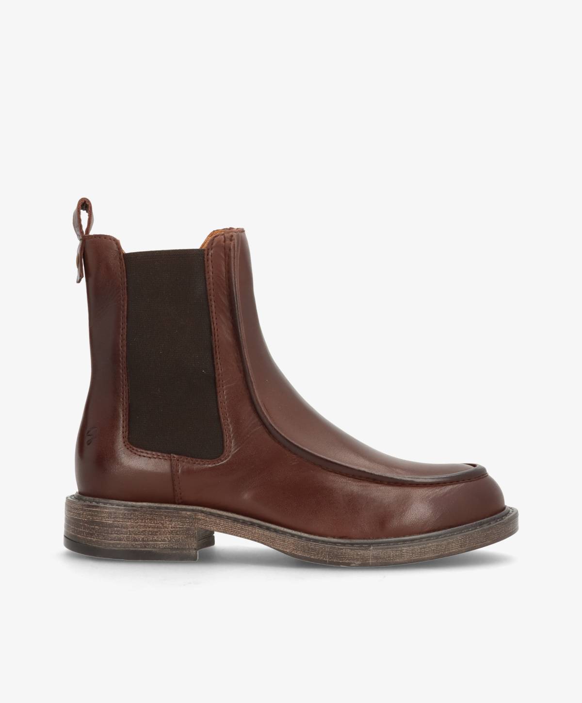 MORGAN - Mørkebrun læder - Ankelstøvle Dame