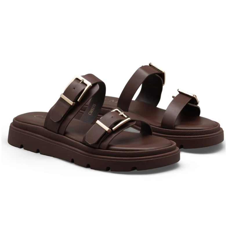 SANNA - 9275 - Brun - Sandal - Dame