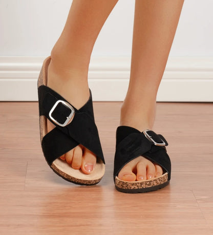 2171 - Sort - Sandal - Dame