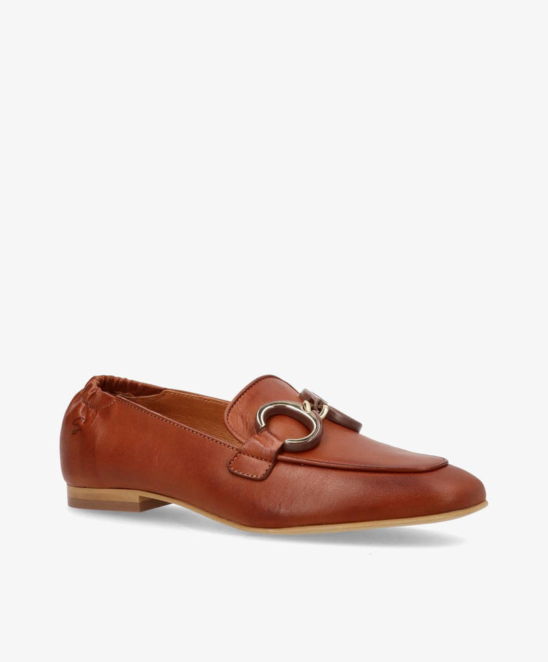 SHARON - Loafer Dame - Mellembrun