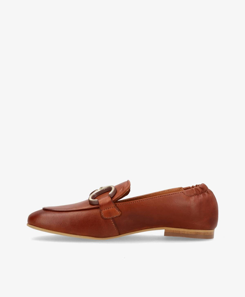 SHARON - Loafer Dame - Mellembrun