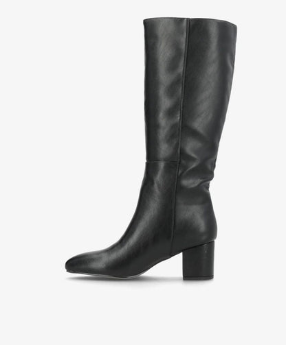 CASSIA - Sort Vegan - lang støvle - Dame