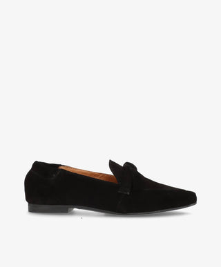 LUMIÉ S - Sort ruskind - Loafers Dame