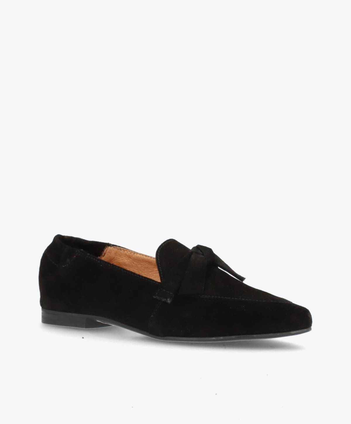 LUMIÉ S - Sort ruskind - Loafers Dame
