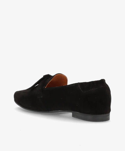 LUMIÉ S - Sort ruskind - Loafers Dame