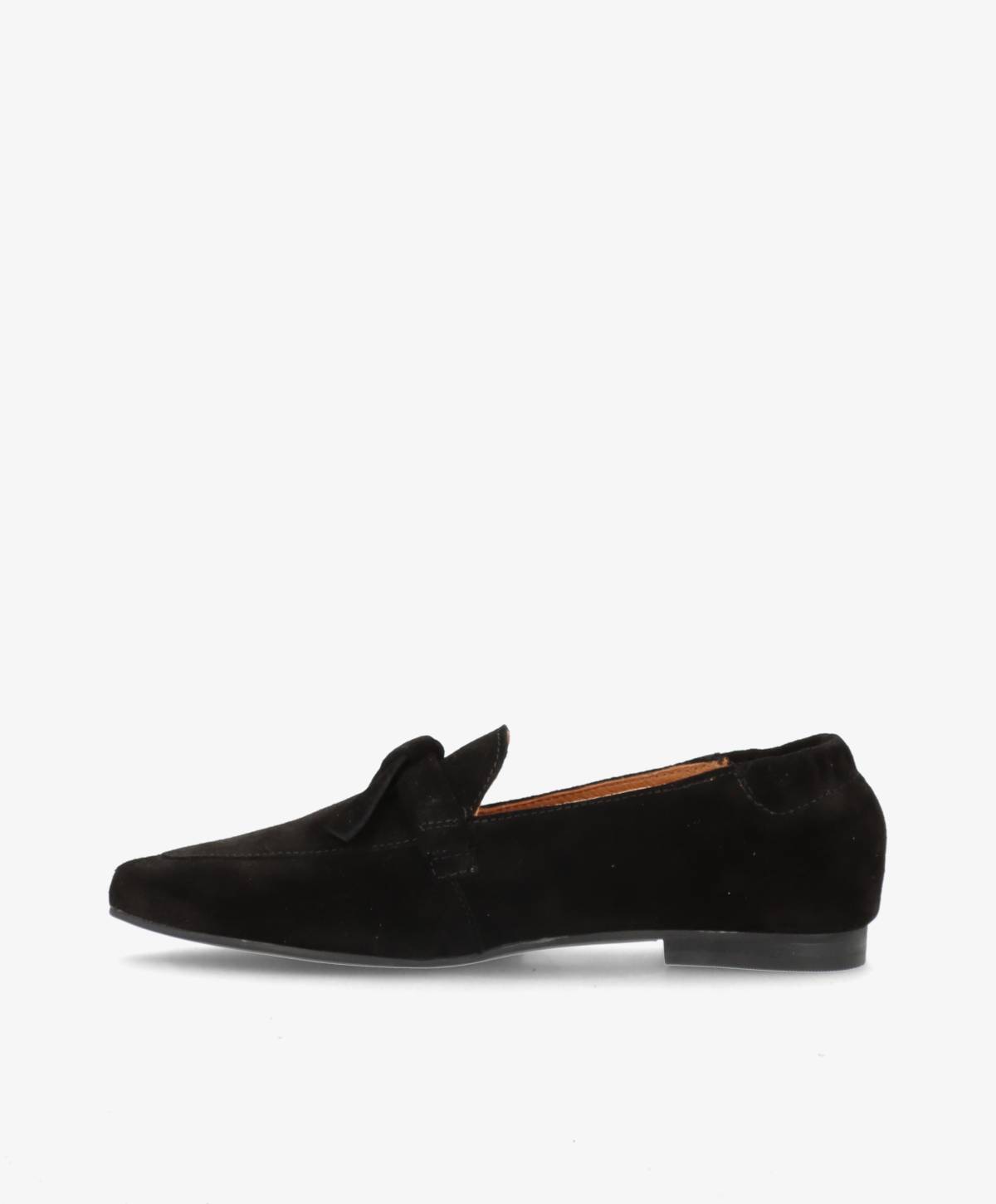 LUMIÉ S - Sort ruskind - Loafers Dame