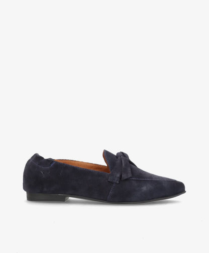 LUMIÉ S - Blå ruskind - Loafers Dame