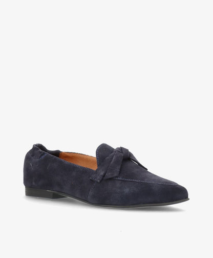 LUMIÉ S - Blå ruskind - Loafers Dame