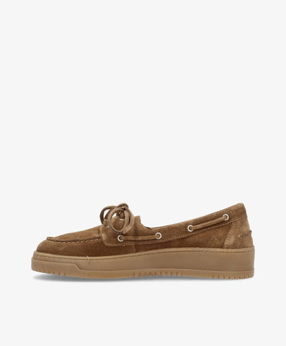 TIDE S - Dame Sejlersko - Mørk beige ruskind
