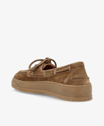 TIDE S - Dame Sejlersko - Mørk beige ruskind