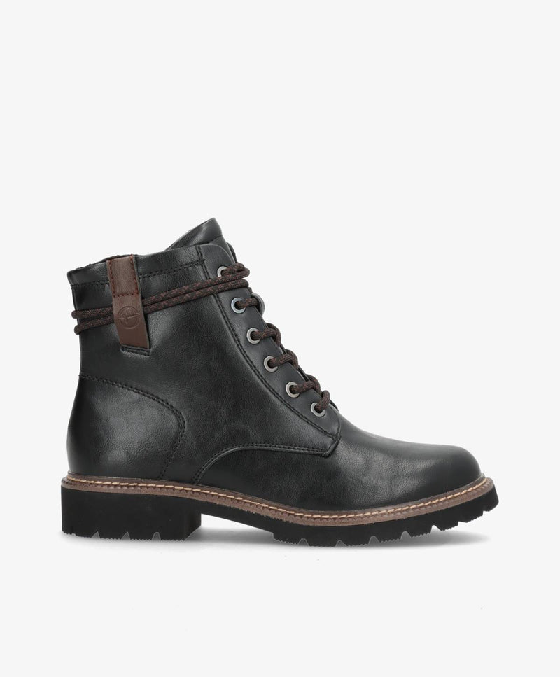 Tamaris - 1-25262-45 001 snørrestøvle Sort