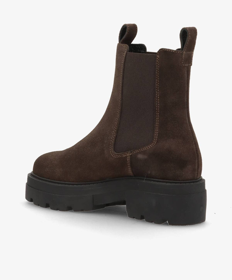 VALERIA SEA S - Brun ruskind - Chelsea støvle Dame