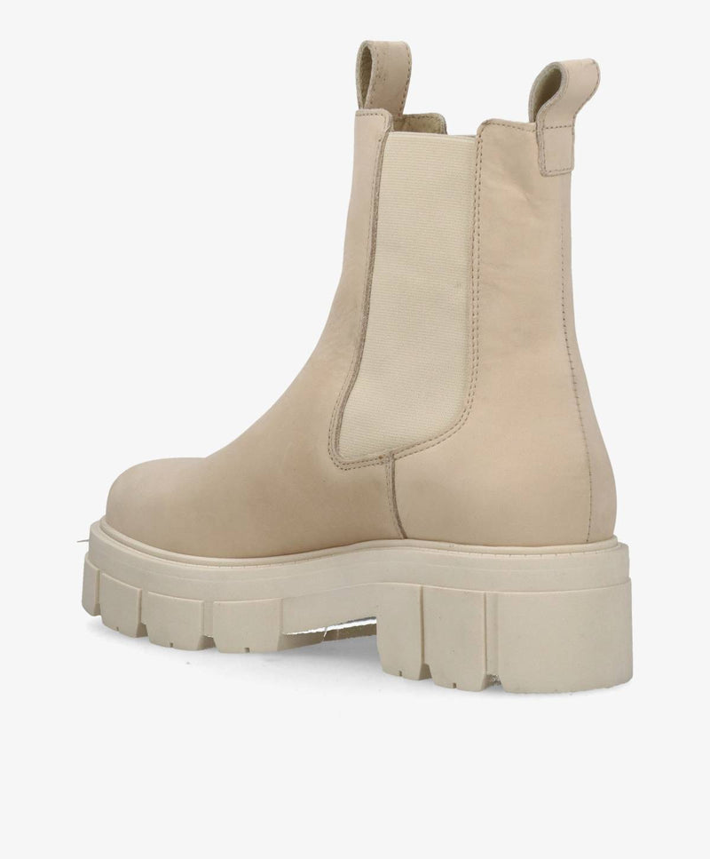 VALLORA SEA N - Creme nubuck læder - Chelsea støvle Dame