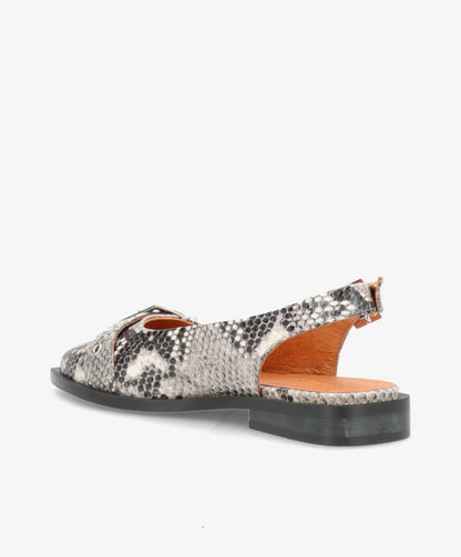 WANT - Slingback - Offwhite Snake