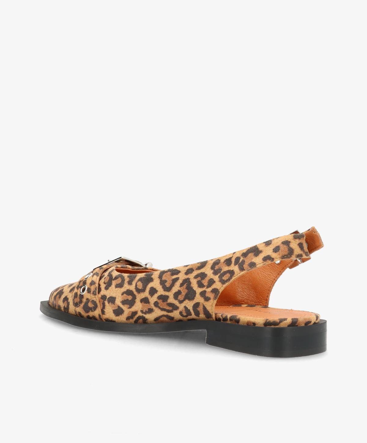 WANT S - Slingback - Leopard mørk