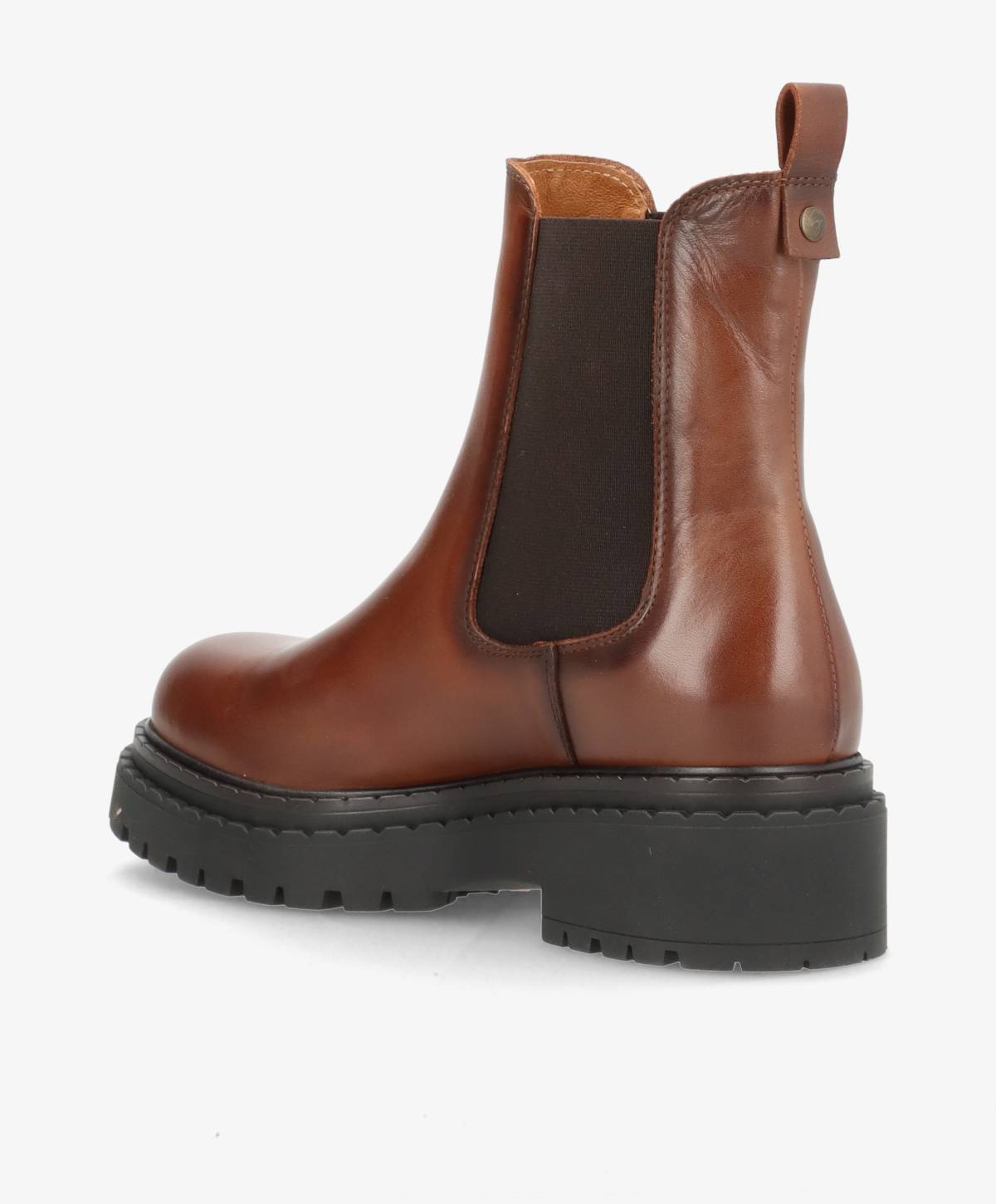 PREORDER - WILLOW - Mellembrun læder - Chelsea støvler Dame