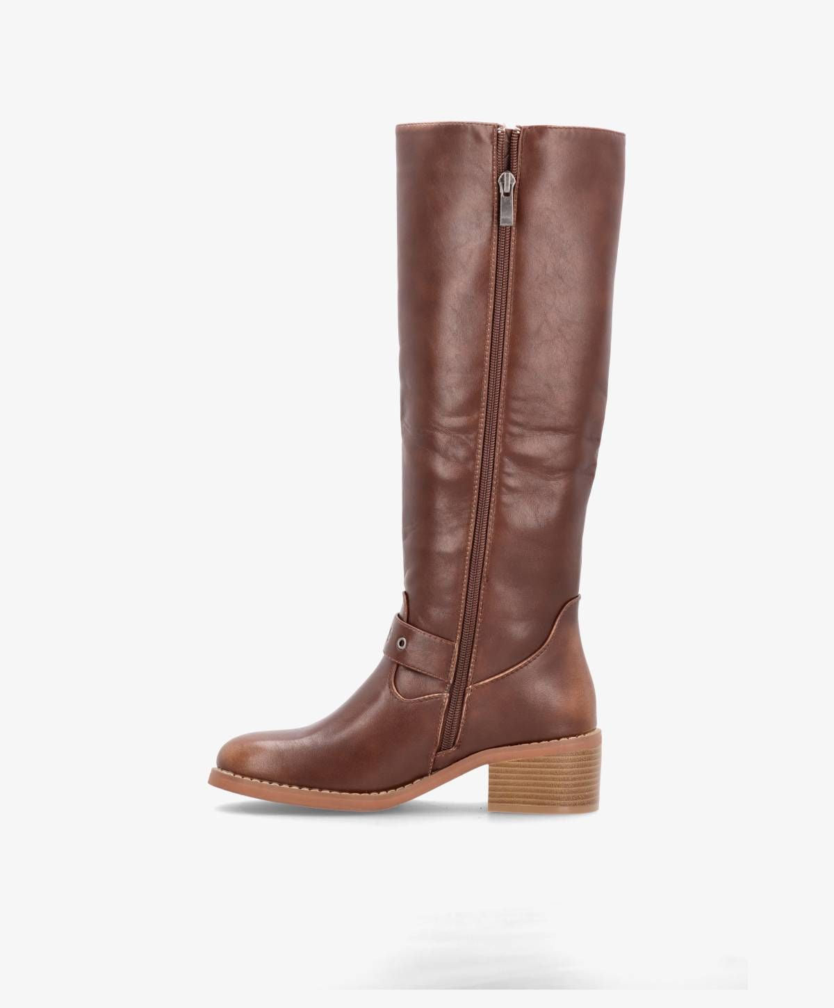 HELDI-Buckle - C385 - støvle lang - Camel