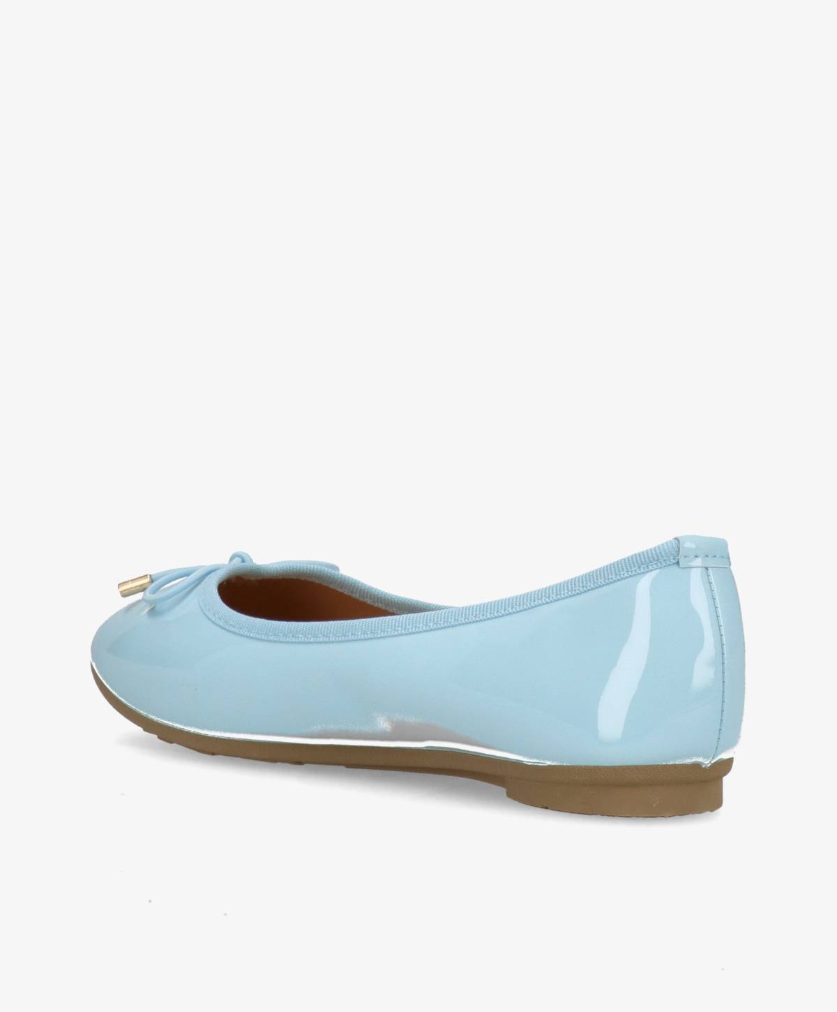 ROME - Ballerina - Lys Blå Lak - Dame