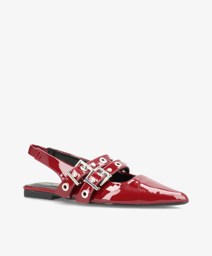 STRADA - Slingback - Vinrød - Dame