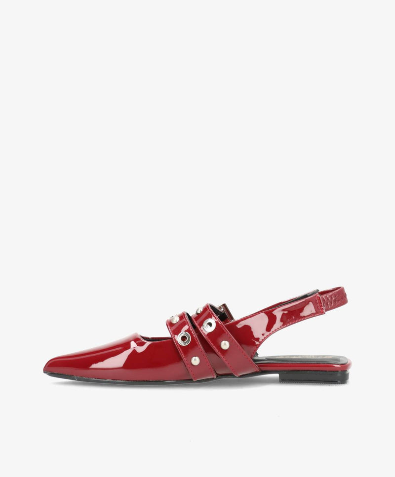 STRADA - Slingback - Vinrød - Dame