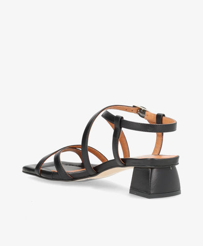 ESTEEM - Sort læder - Sandal Dame