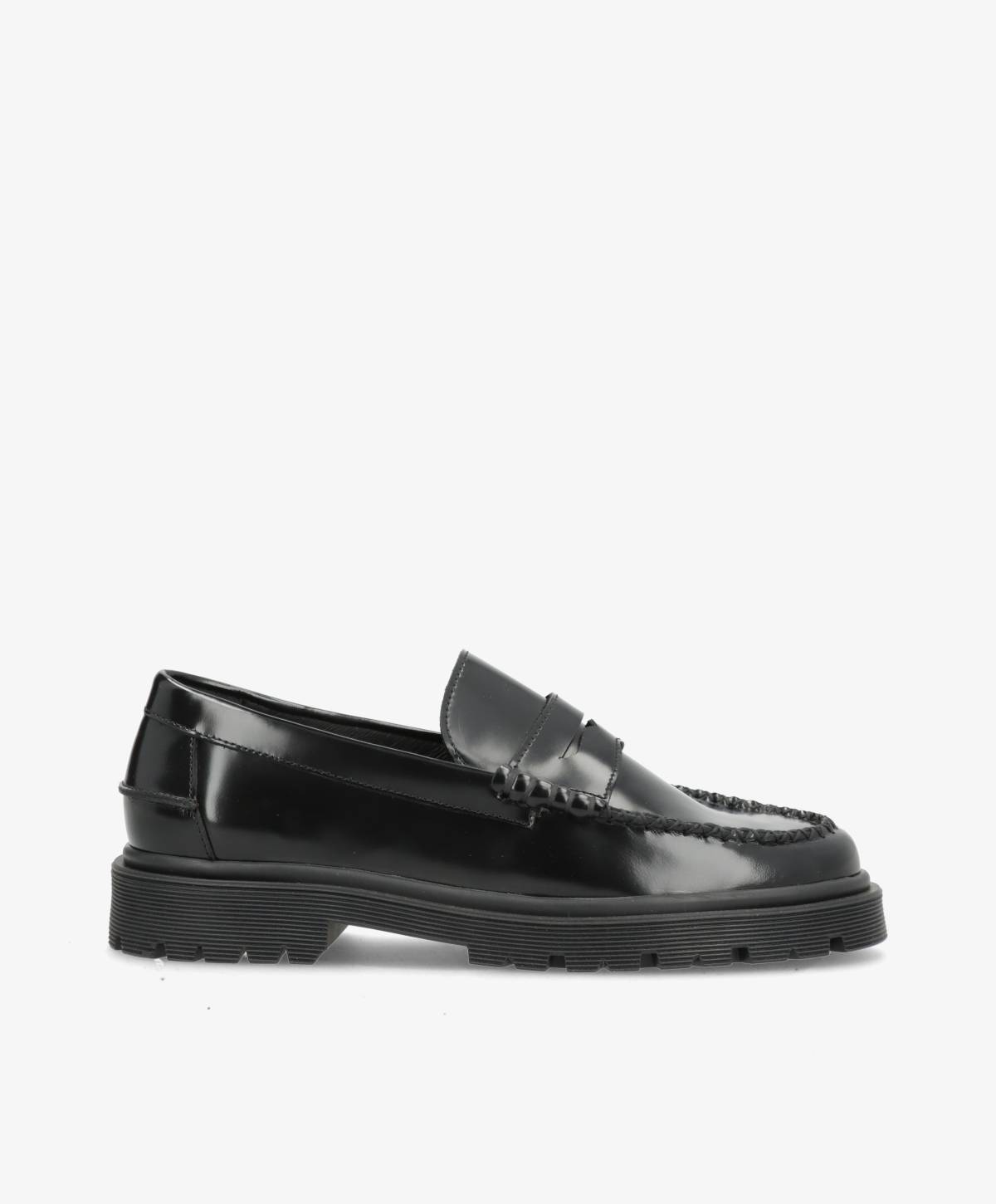 Preorder - lev. uge 36 - MONROE P - Sort Polido læder - Loafers - Dame
