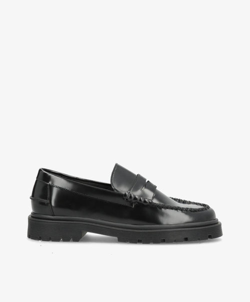 MONROE P - Sort Polido læder - Loafers - Dame