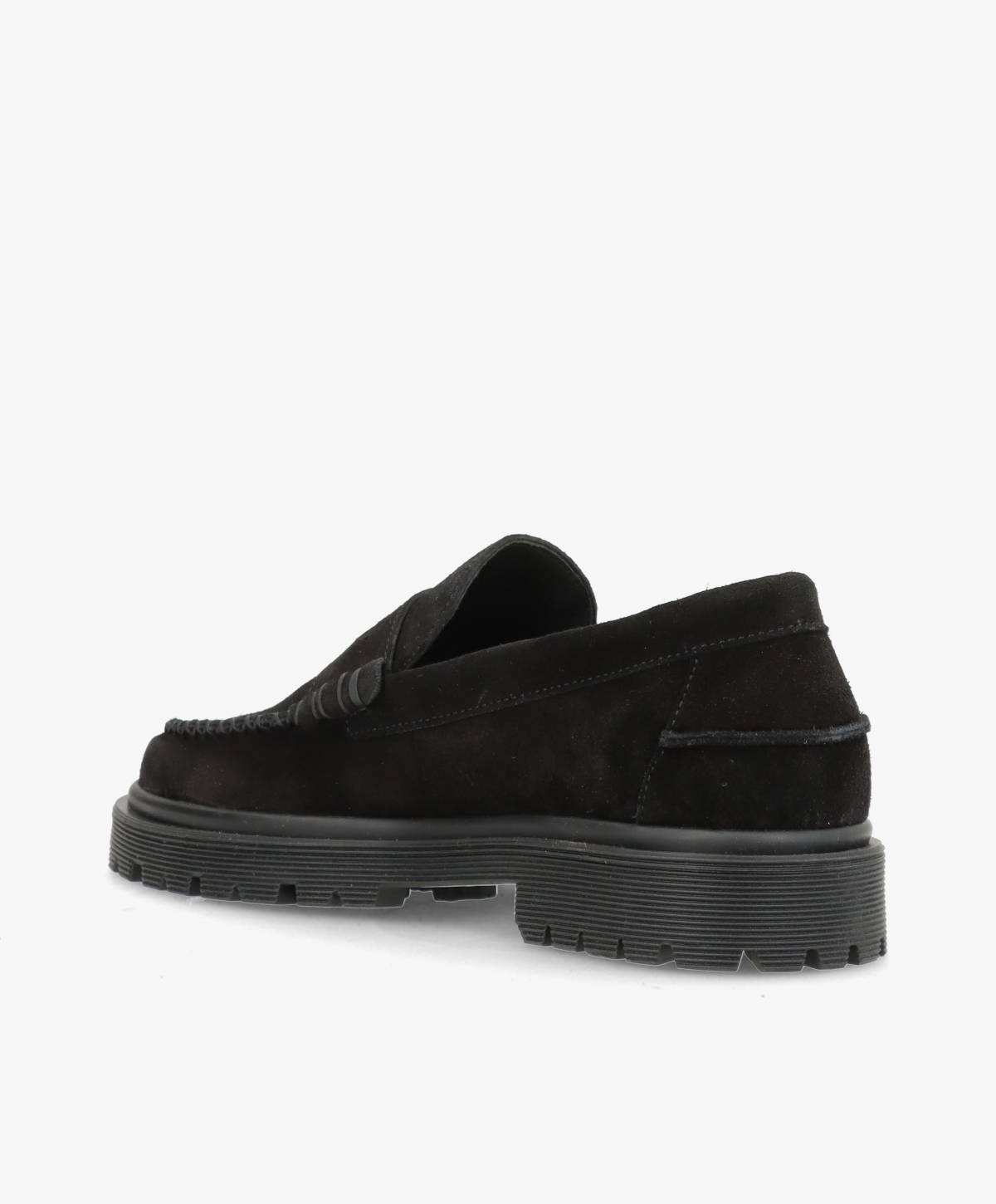 MONROE S - Sort Ruskind - Loafers - Dame