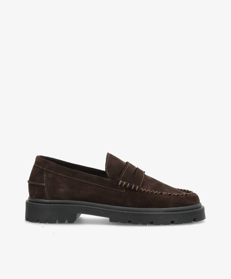 Preorder - lev. uge 36 - MONROE S - Mørkebrun Ruskind - Loafers - Dame