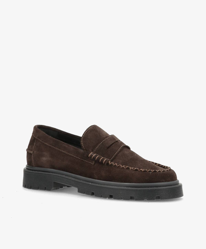 Preorder - lev. uge 36 - MONROE S - Mørkebrun Ruskind - Loafers - Dame